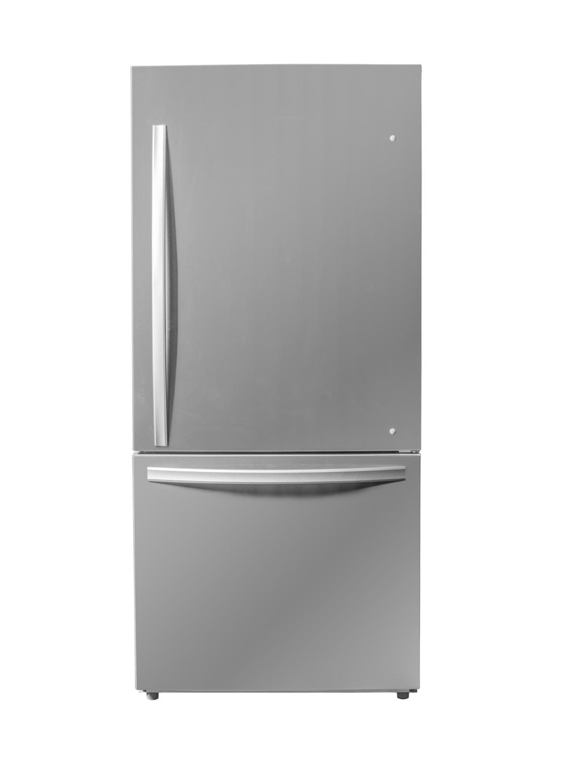 Danby 18.7 CuFt Bottom Mount Refrigerator, 29.5", Energy Star Stainless Steel