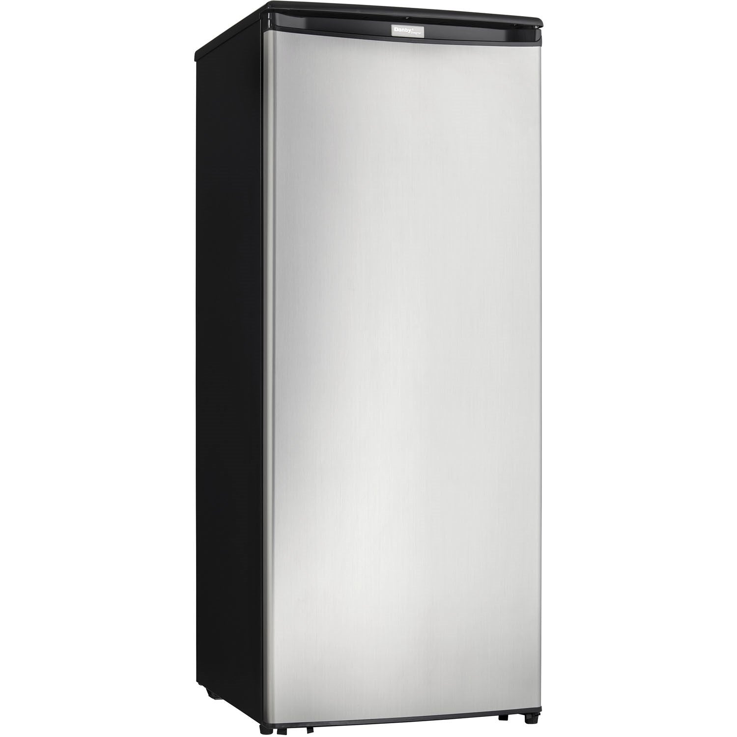 Danby 8.5 CuFt Upright Freezer, Manual Defrost, ESTAR, 5-Year Warranty Stainless Steel