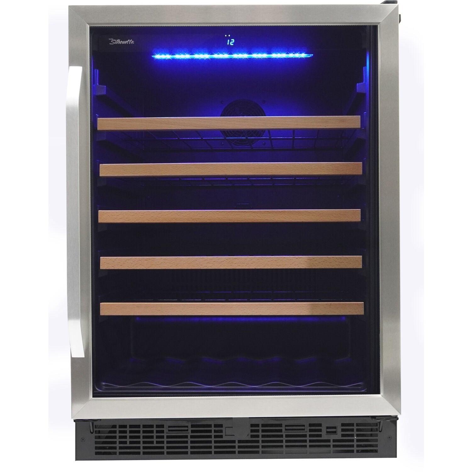 Danby 50 Bottle Wine Cooler, Capacitive Touch Controls, Pro Style Handle Stainless Steel