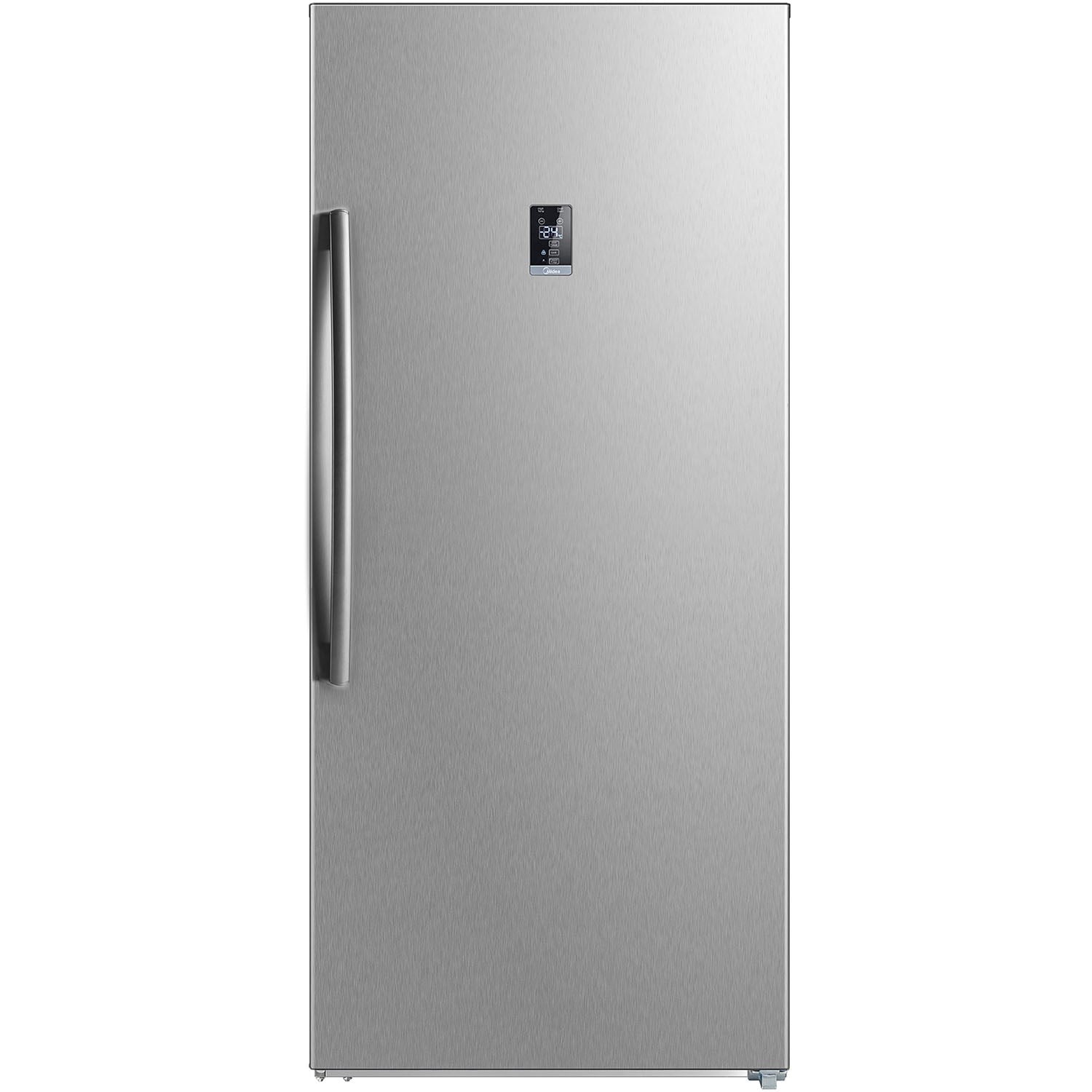 Midea 21 CuFt Frost-Free Upright Freezer, Convertible Stainless Steel