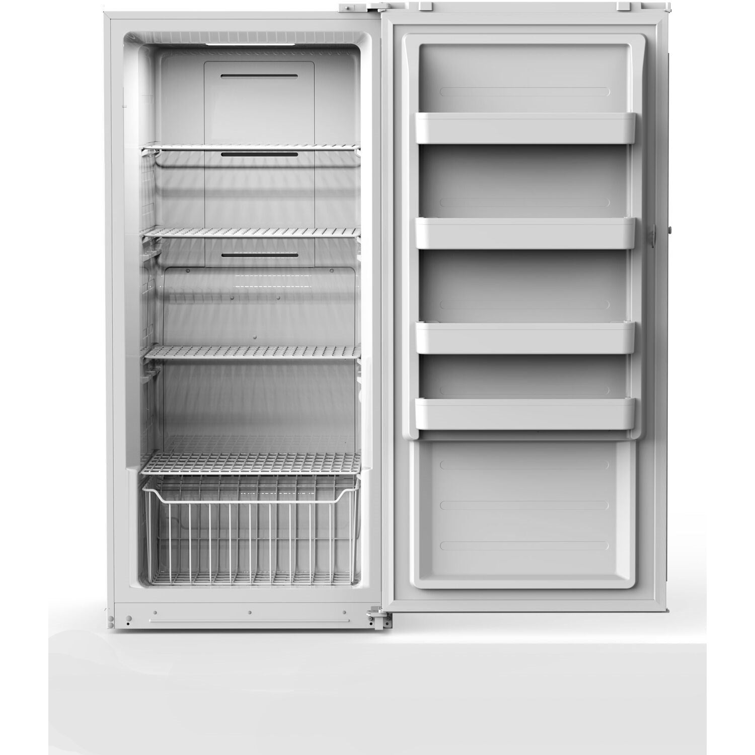 Midea 21 CuFt Frost-Free Upright Freezer, Convertible White