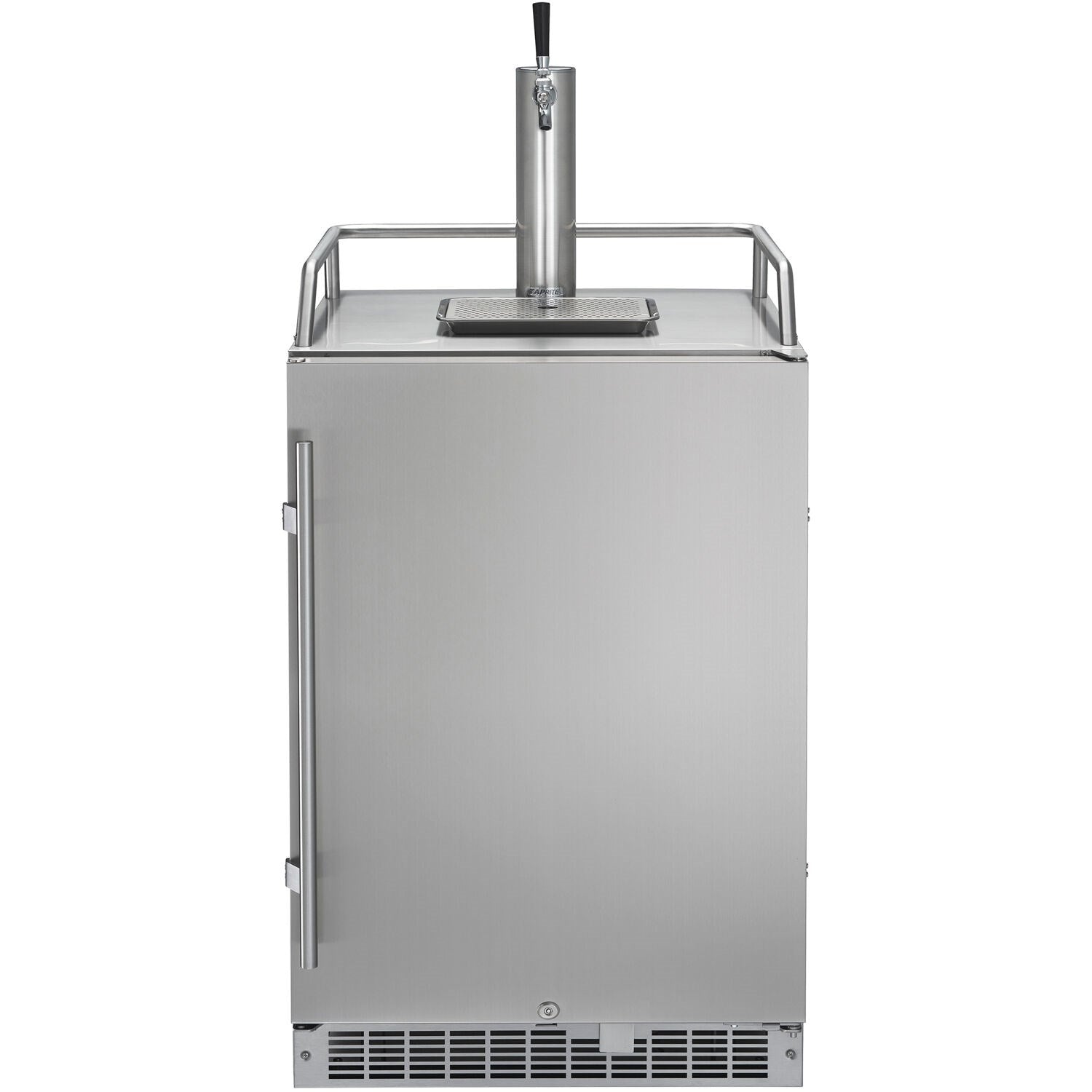 Danby Silhouette 6.5 CuFt Outdoor Rated Keg Cooler, Frost Free Operation Stainless Steel