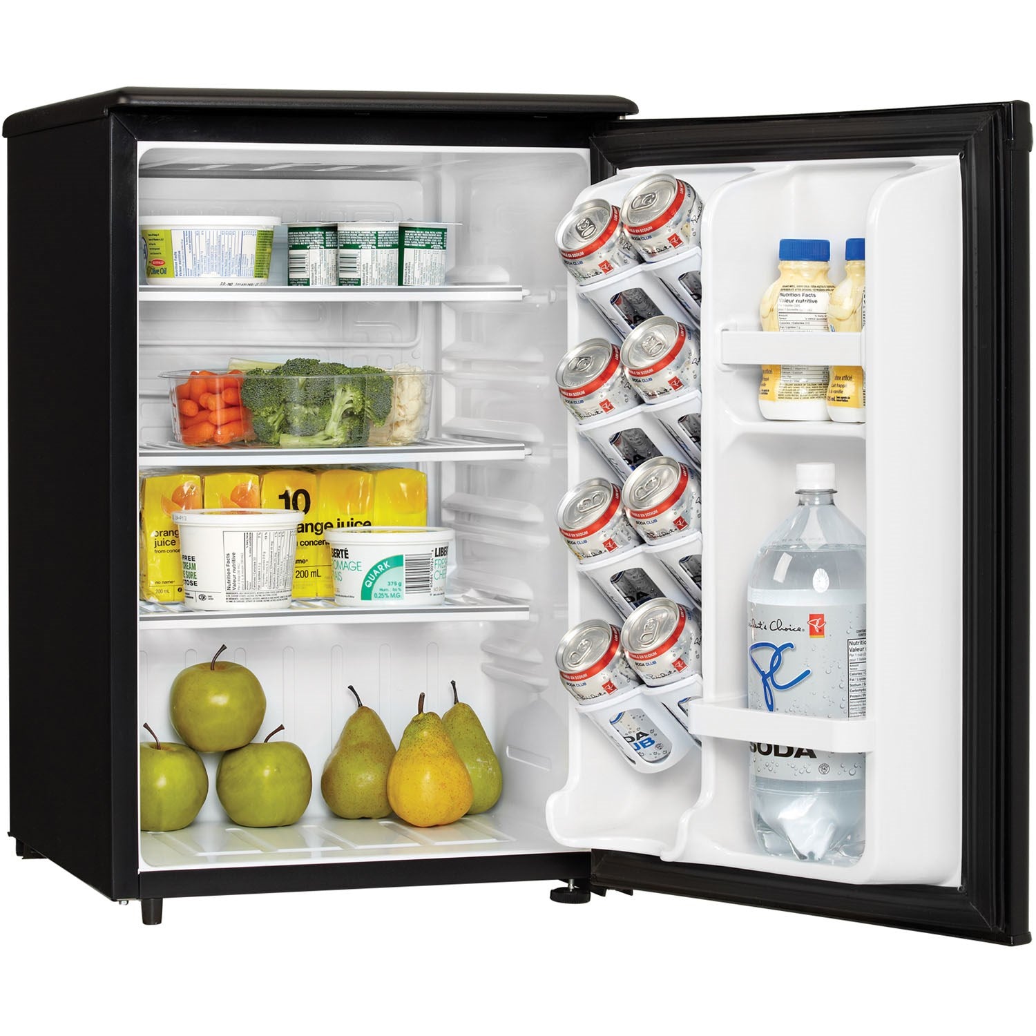 Danby 2.6 CuFt Compact All Refrigerator, Auto Cycle Defrost, Energy Star Black