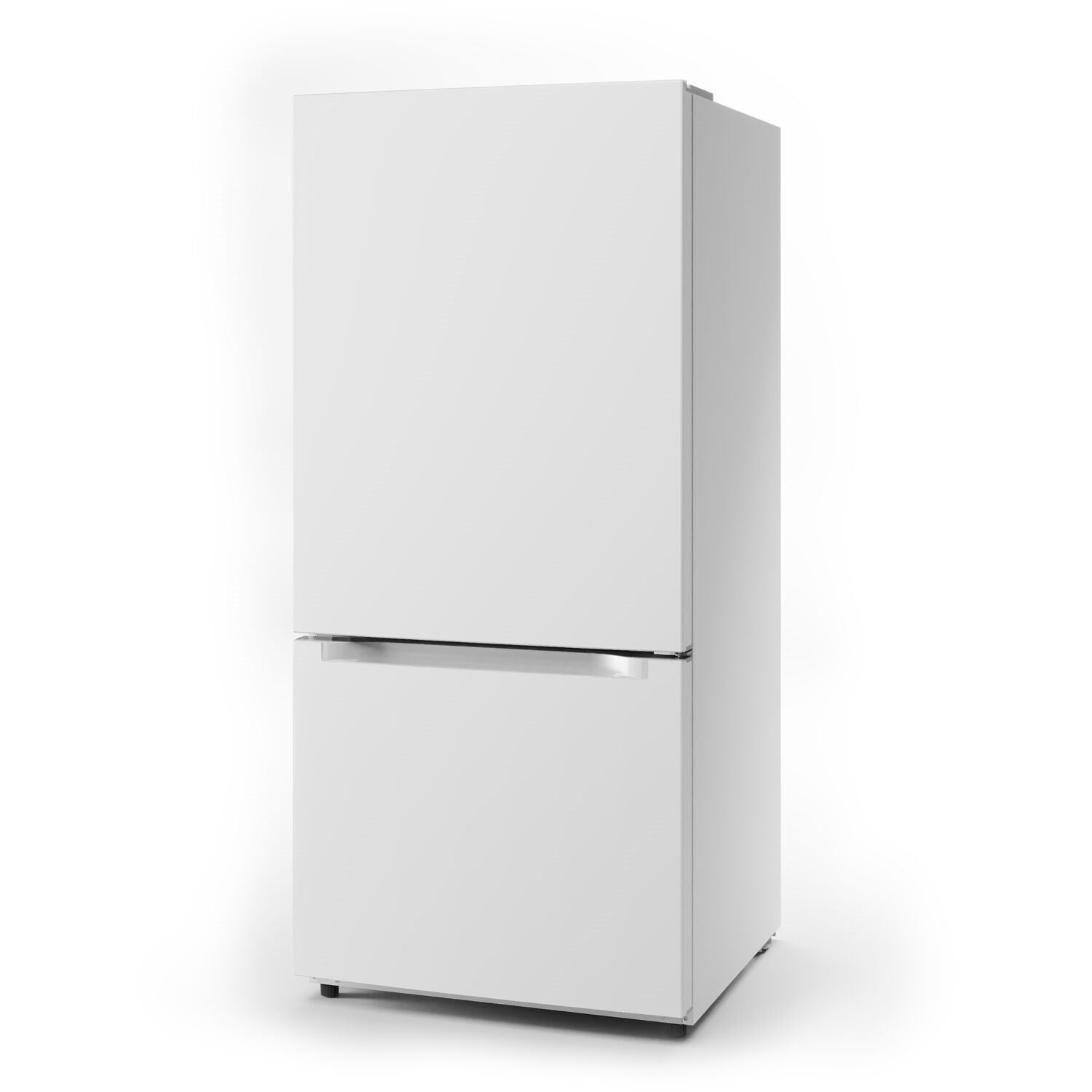 Midea 18.7 CuFt Bottom Mount Refrigerator, 30" White