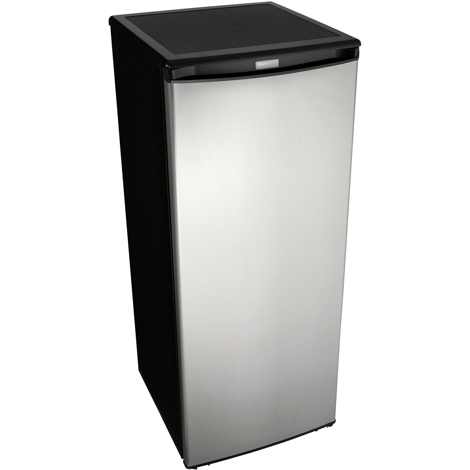 Danby 8.5 CuFt Upright Freezer, Manual Defrost, ESTAR, 5-Year Warranty Stainless Steel